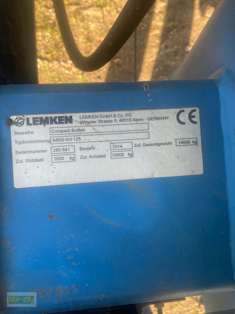 Drillmaschinenkombination типа Lemken COMPACT SOLITAIR, Gebrauchtmaschine в Neustadt Dosse (Фотография 24)