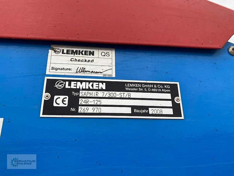 Drillmaschinenkombination tip Lemken Saphir 7/300, Gebrauchtmaschine in Rittersdorf (Poză 6)