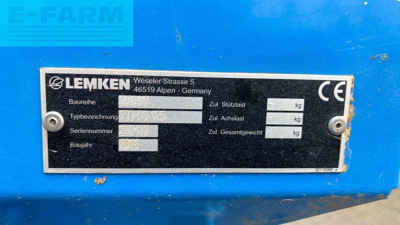 Drillmaschinenkombination of the type Lemken Solitair 9 300-DS 125 Zirkon 8 300, Gebrauchtmaschine in REDLHAM (Picture 14)