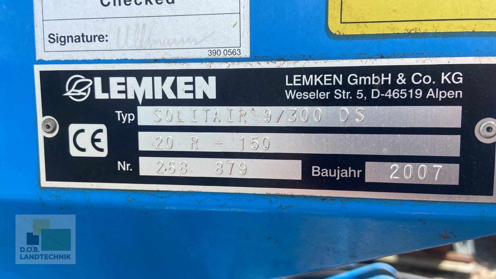 Drillmaschinenkombination des Typs Lemken Solitair 9/300, Gebrauchtmaschine in Leiblfing (Bild 6)