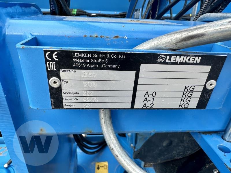 Drillmaschinenkombination du type Lemken ZIRKON 12/300, Gebrauchtmaschine en Husum (Photo 7)