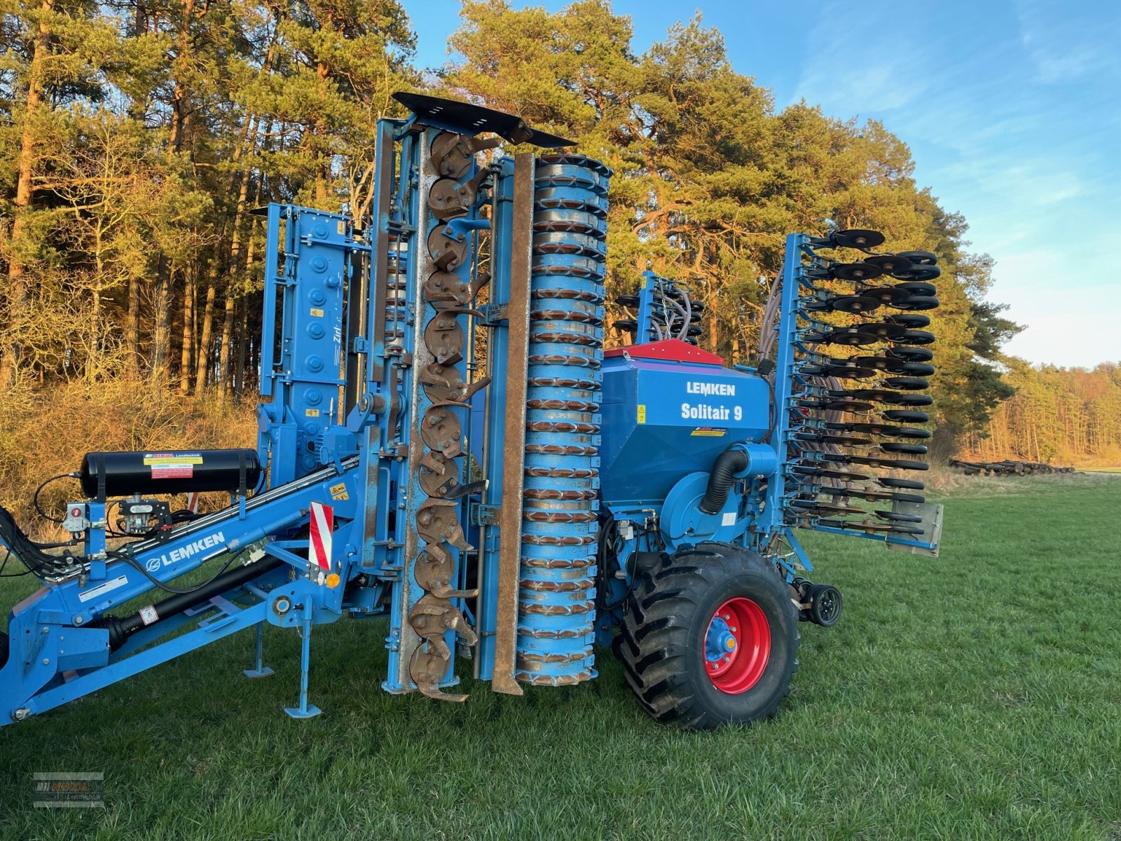 Drillmaschinenkombination Türe ait Lemken Zirkon 12/600 KA + Solitär 9/600 KA-DS, Gebrauchtmaschine içinde Lichtenfels (resim 1)