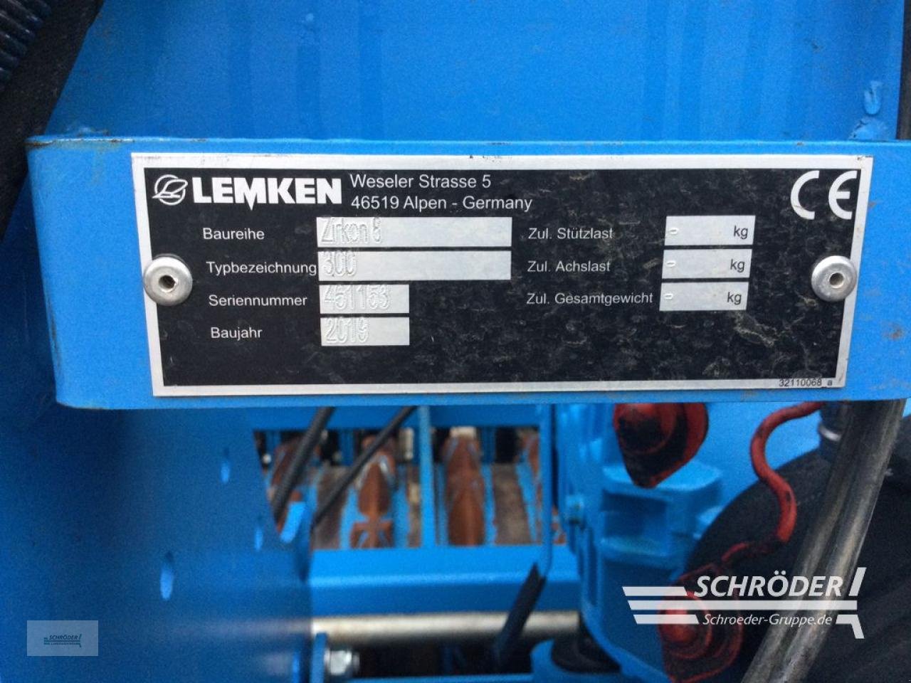 Drillmaschinenkombination za tip Lemken ZIRKON 8/300 + SAPHIR 7/300-DS 125, Gebrauchtmaschine u Holdorf (Slika 10)