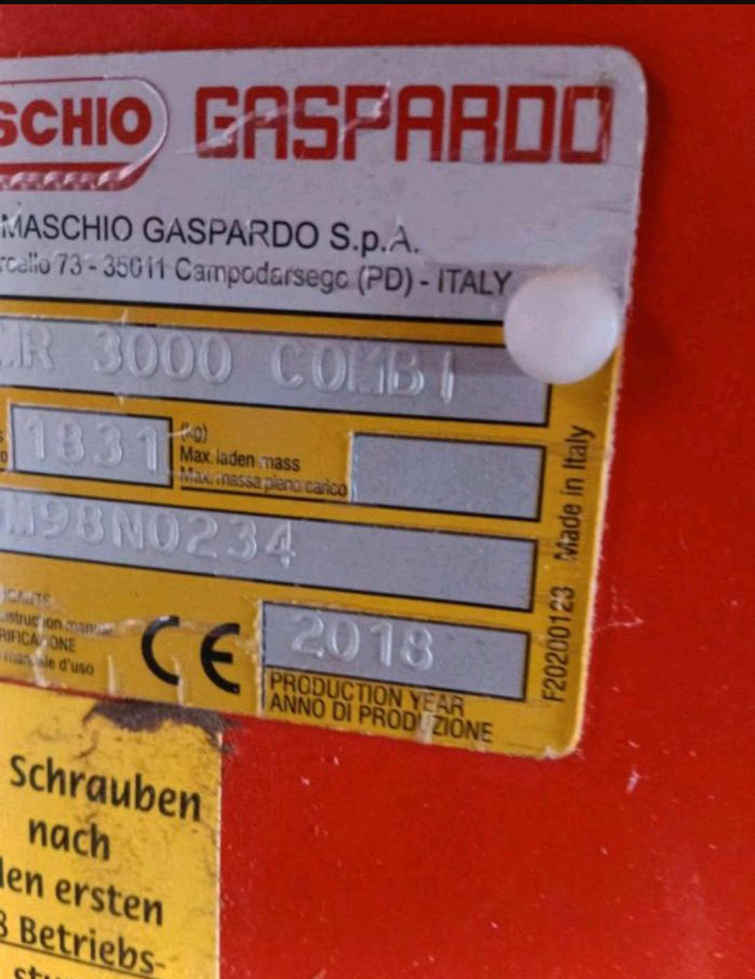 Drillmaschinenkombination tip Maschio Dama 300, Gebrauchtmaschine in Großenlüder (Poză 3)