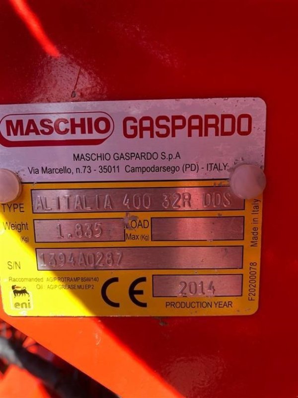 Drillmaschinenkombination του τύπου Maschio Gaspardo Alitalia 400 HE-VA Frøsåkasse, Gebrauchtmaschine σε Vinderup (Φωτογραφία 8)