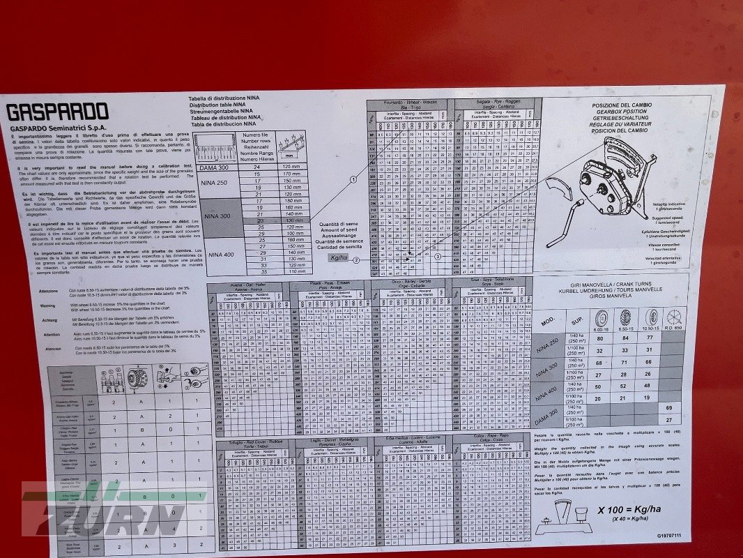 Drillmaschinenkombination типа Maschio Gaspardo DM 3000 Combi / DAMA 300 24, Gebrauchtmaschine в Merklingen (Фотография 19)