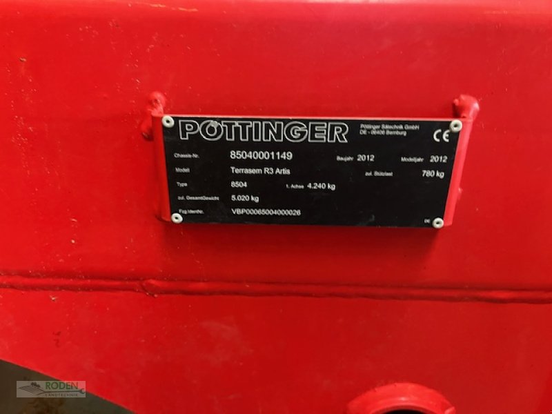 Drillmaschinenkombination tip Pöttinger Terrasem R3 Artis, Gebrauchtmaschine in Lensahn (Poză 3)