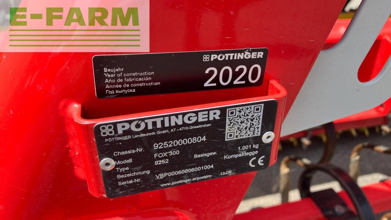 Drillmaschinenkombination του τύπου Pöttinger Vitasem 302A u. Fox 300, Gebrauchtmaschine σε REDLHAM (Φωτογραφία 11)