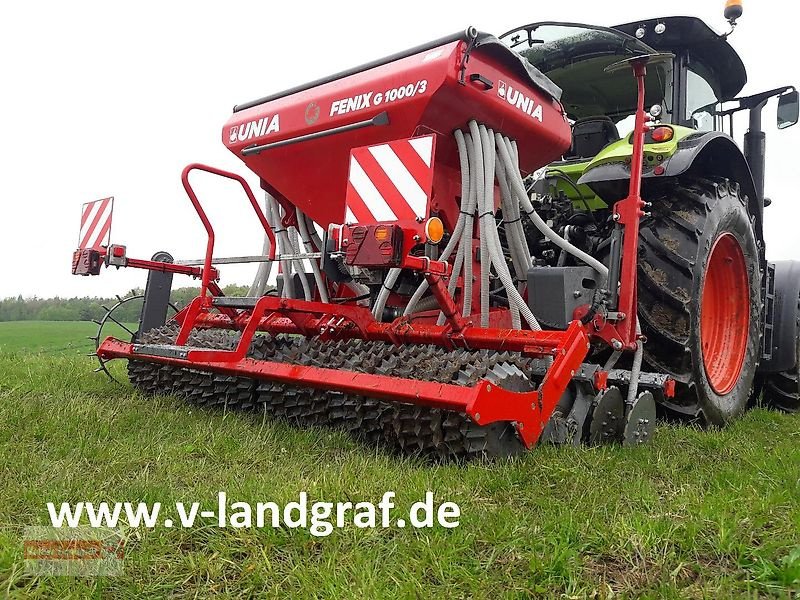 Drillmaschinenkombination des Typs Unia Fenix G 1000/G 3m Direktsaatmaschine, Neumaschine in Ostheim/Rhön (Bild 1)