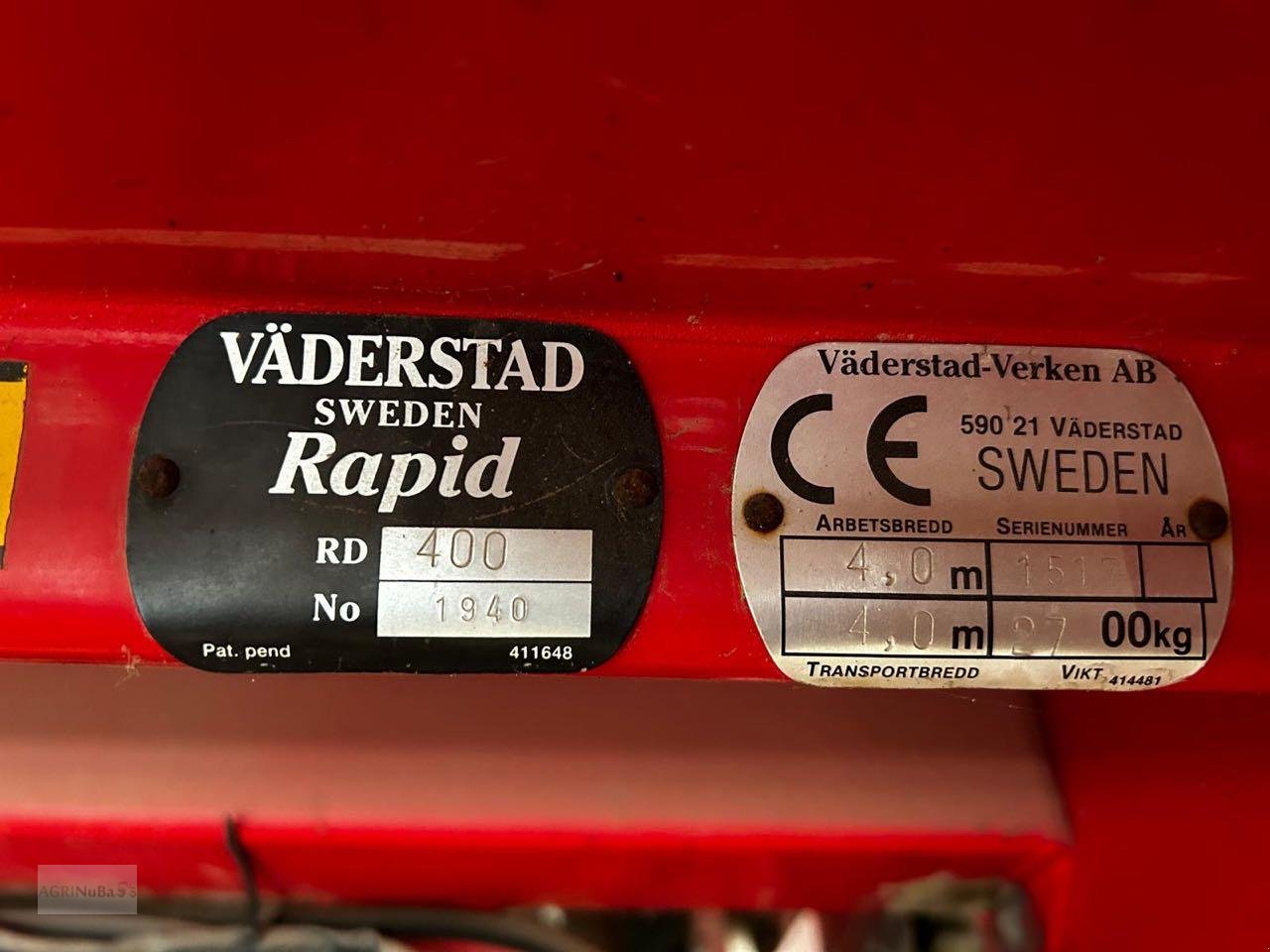 Drillmaschinenkombination a típus Väderstad Rapid 400, Gebrauchtmaschine ekkor: Prenzlau (Kép 6)