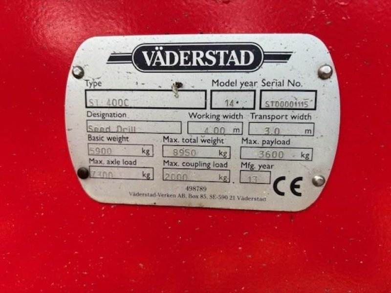 Drillmaschinenkombination a típus Väderstad SPIRIT 400 C, Gebrauchtmaschine ekkor: Rødding (Kép 6)