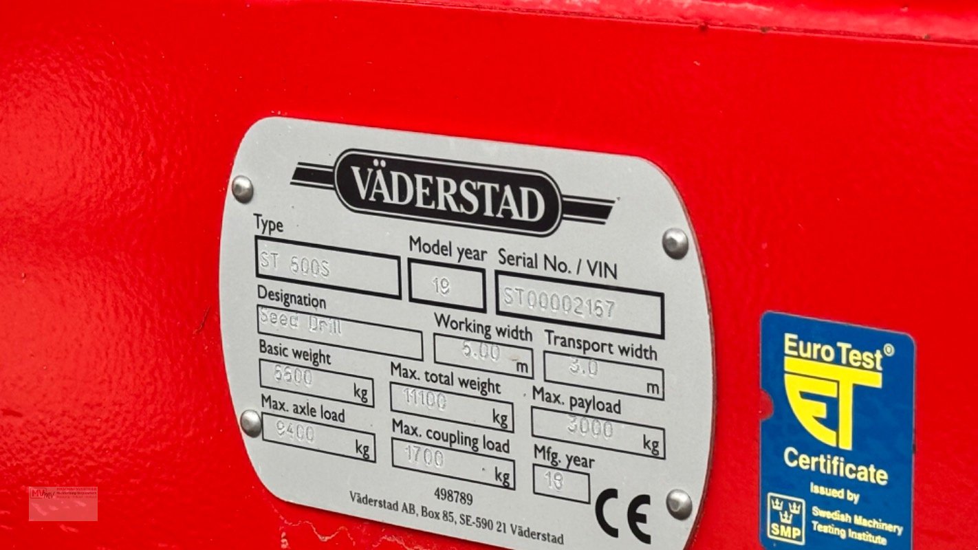 Drillmaschinenkombination Türe ait Väderstad Spirit ST 600 S, Gebrauchtmaschine içinde Neubrandenburg (resim 7)