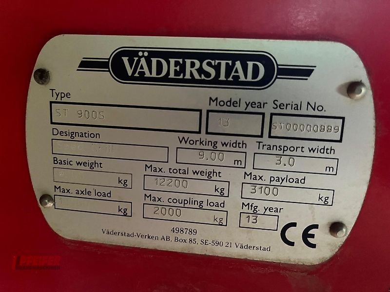 Drillmaschinenkombination типа Väderstad Spirit ST900S, Gebrauchtmaschine в Elleben OT Riechheim (Фотография 4)