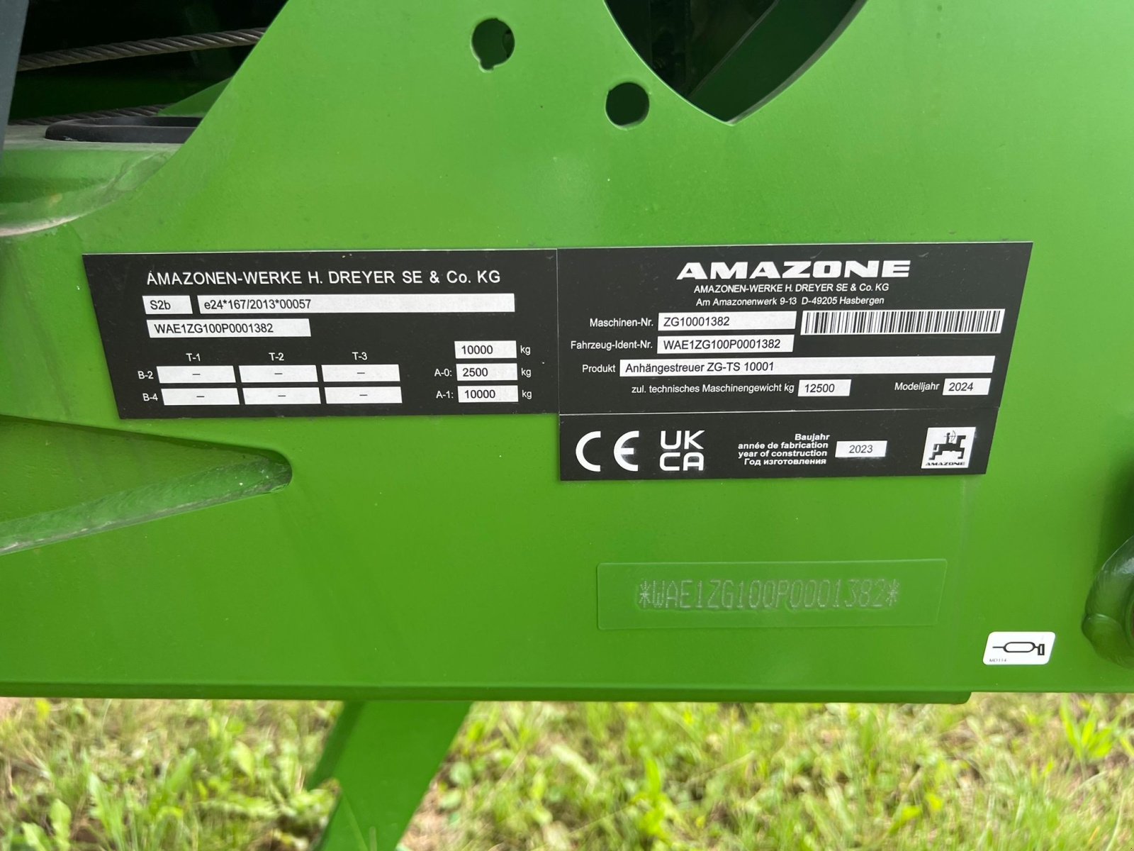 Düngerstreuer tip Amazone Anhängestreuer ZG-TS 10001, Neumaschine in Kruckow (Poză 11)