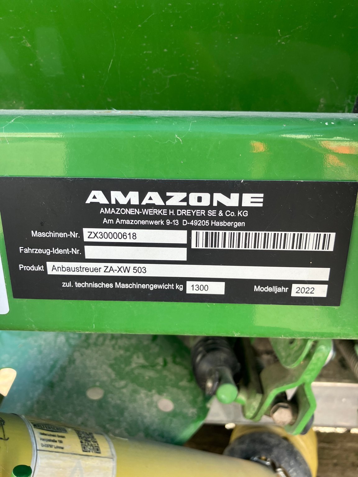 Düngerstreuer типа Amazone Distributeur d'engrais ZA-XW PERFECT 503 Amazone, Gebrauchtmaschine в ROYNAC (Фотография 3)