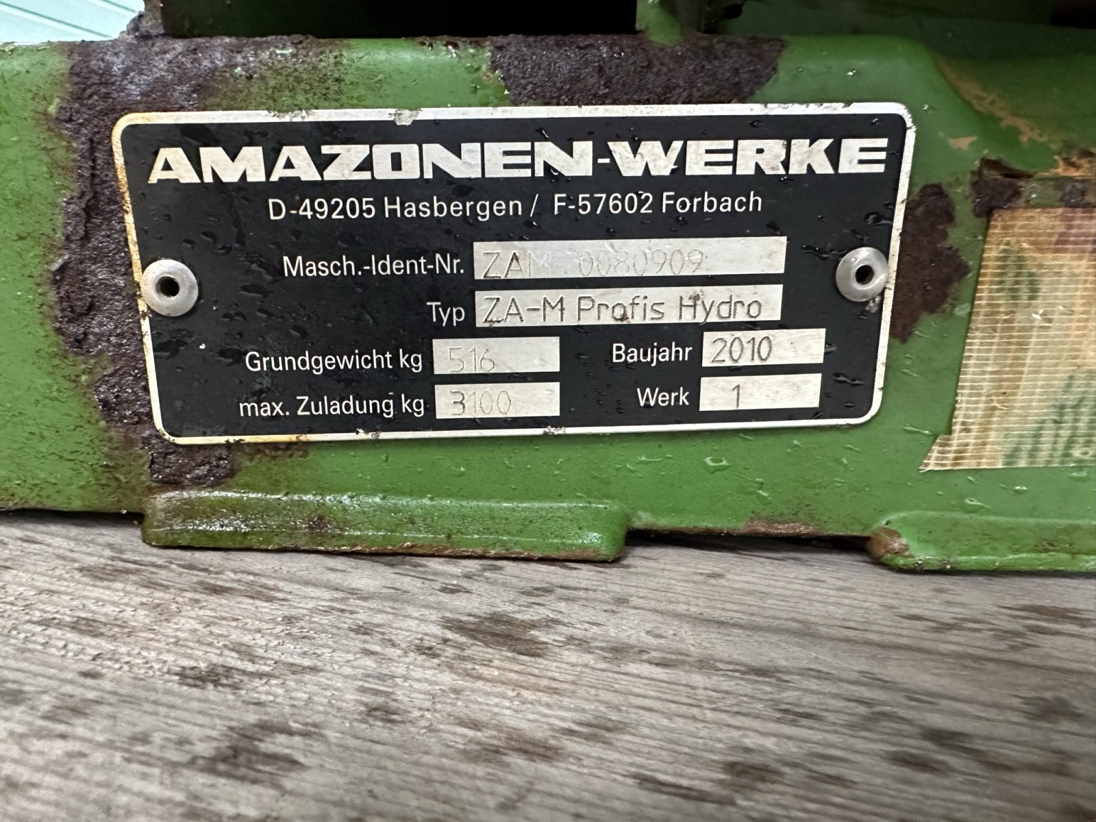 Düngerstreuer του τύπου Amazone ZA-M 1501 Profis Hydro inkl. Amatron+ *2500 Liter *Wiegestreuer, Gebrauchtmaschine σε Wagenfeld (Φωτογραφία 7)