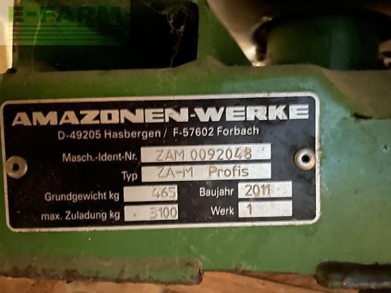 Düngerstreuer del tipo Amazone za-m 1501 profis, Gebrauchtmaschine In MONFERRAN (Immagine 10)