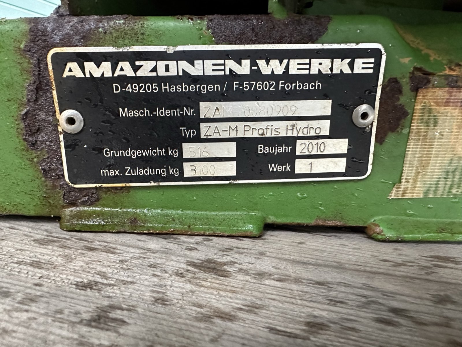 Düngerstreuer типа Amazone ZA-M 2501 Profis Hydro inkl. Amatron+ *2500 Liter *Wiegestreuer, Gebrauchtmaschine в Wagenfeld (Фотография 10)