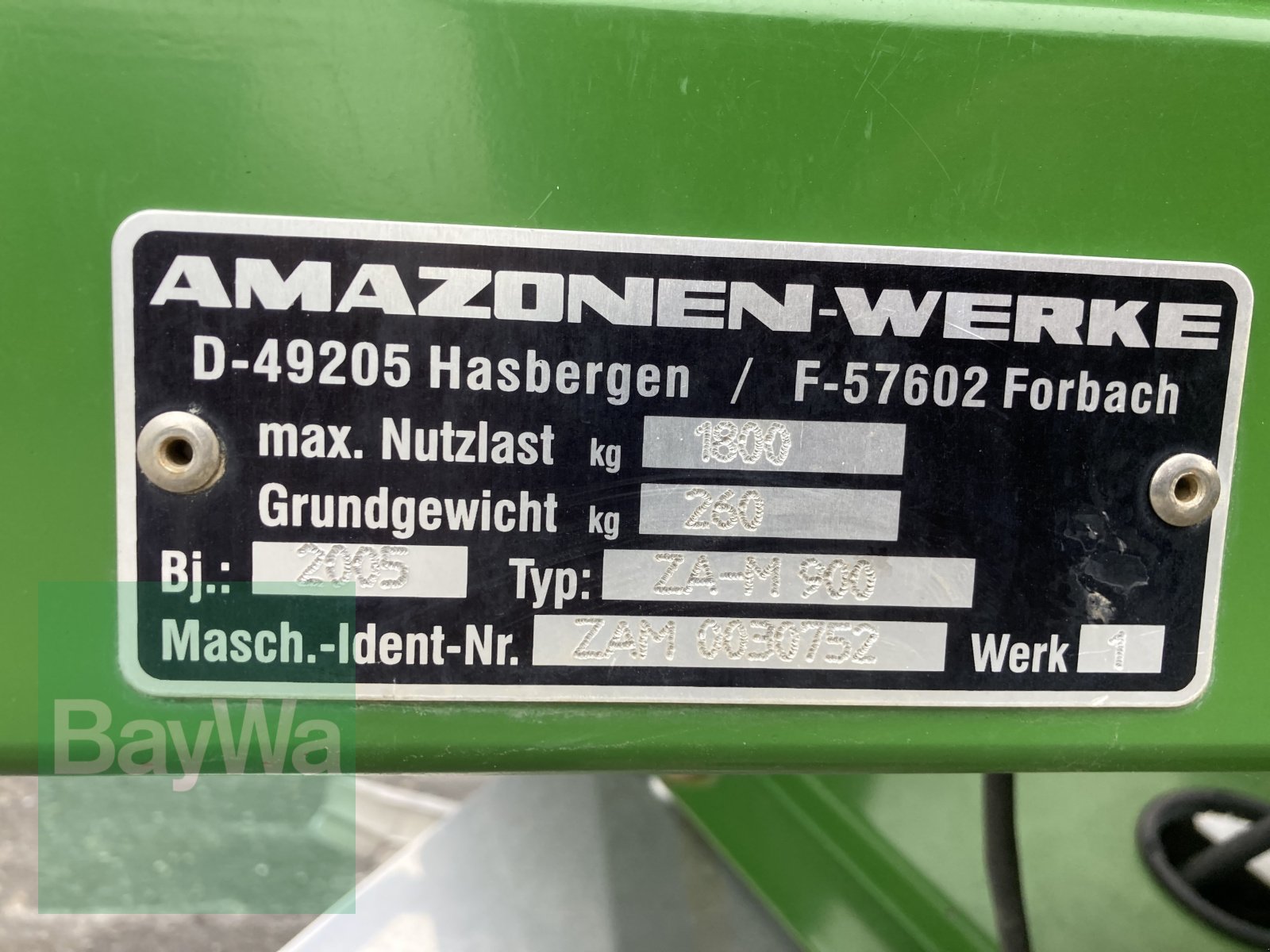 Düngerstreuer za tip Amazone ZA-M 900, Gebrauchtmaschine u Giebelstadt (Slika 8)