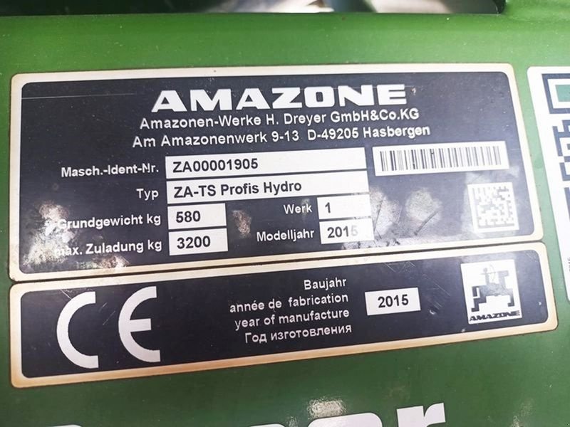 Düngerstreuer του τύπου Amazone ZA-TS 2000/2600 ProfiS Hydro Wiegestreuer, Gebrauchtmaschine σε St. Marienkirchen (Φωτογραφία 10)