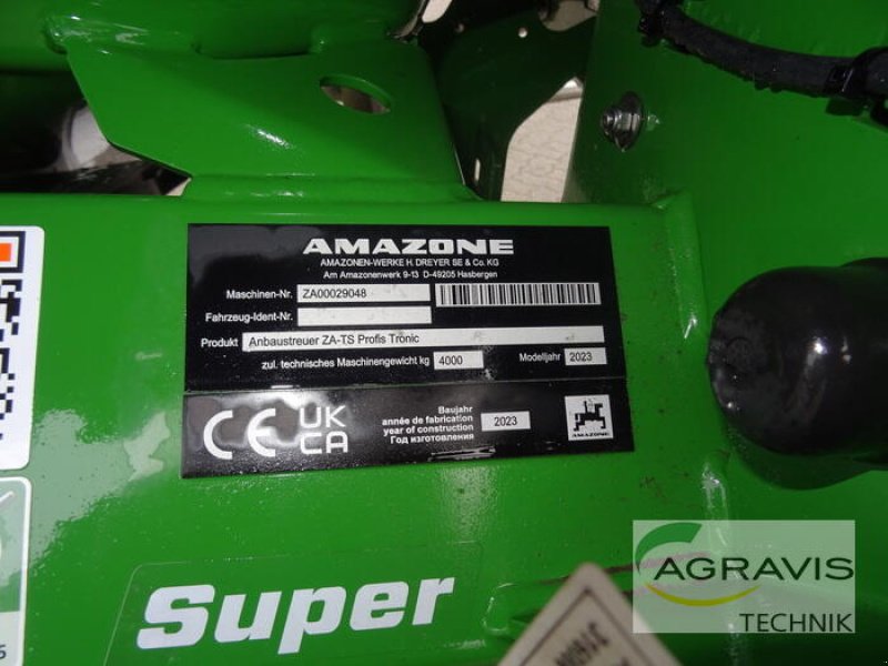 Düngerstreuer от тип Amazone ZA-TS 2200 SUPER PROFIS TRONIC, Gebrauchtmaschine в Uelzen (Снимка 4)