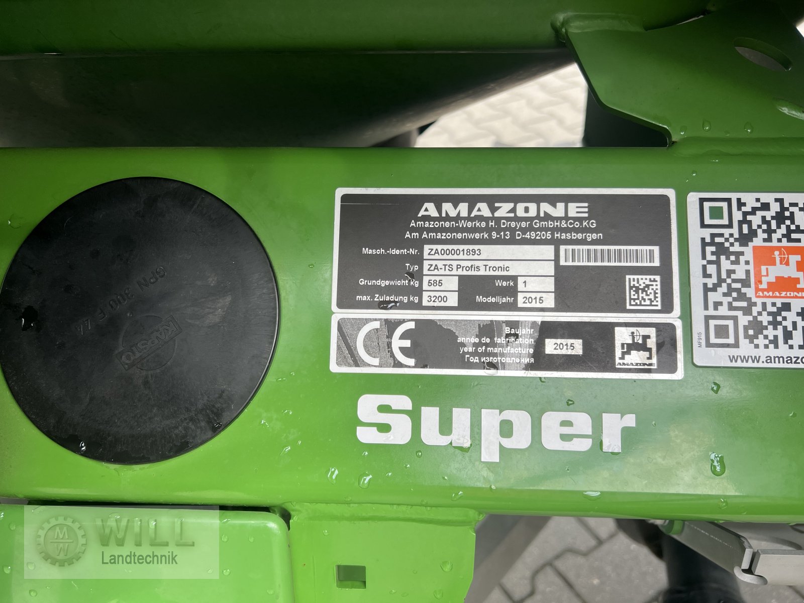 Düngerstreuer tip Amazone ZA-TS 2600, Gebrauchtmaschine in Rudendorf (Poză 5)