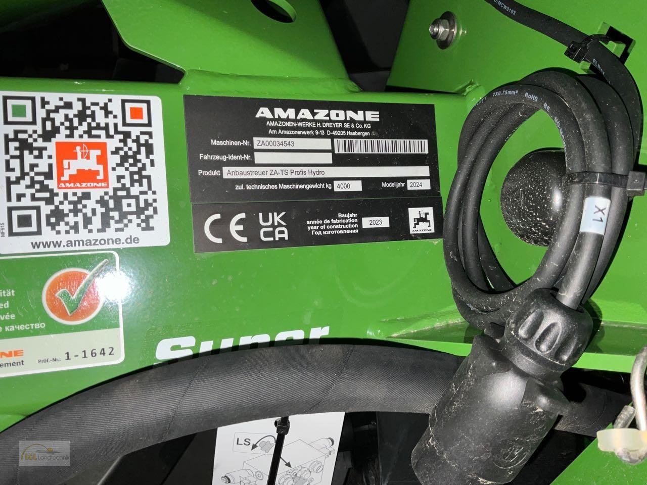 Düngerstreuer des Typs Amazone ZA-TS 3200 Super Hydro, Neumaschine in Pfreimd (Bild 6)