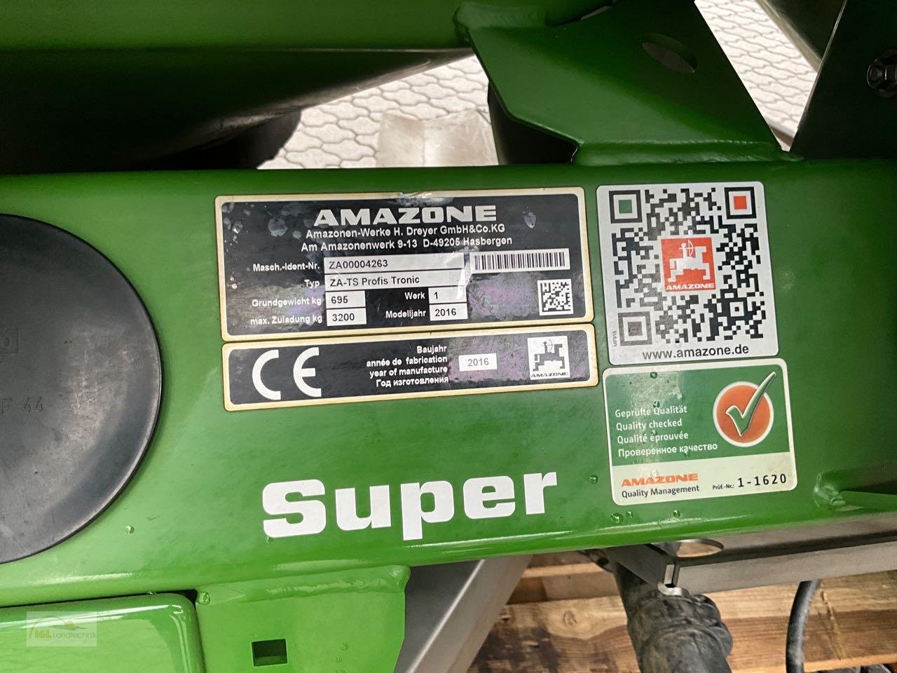 Düngerstreuer типа Amazone ZA-TS 3200 Super Profis, Gebrauchtmaschine в Pfreimd (Фотография 8)