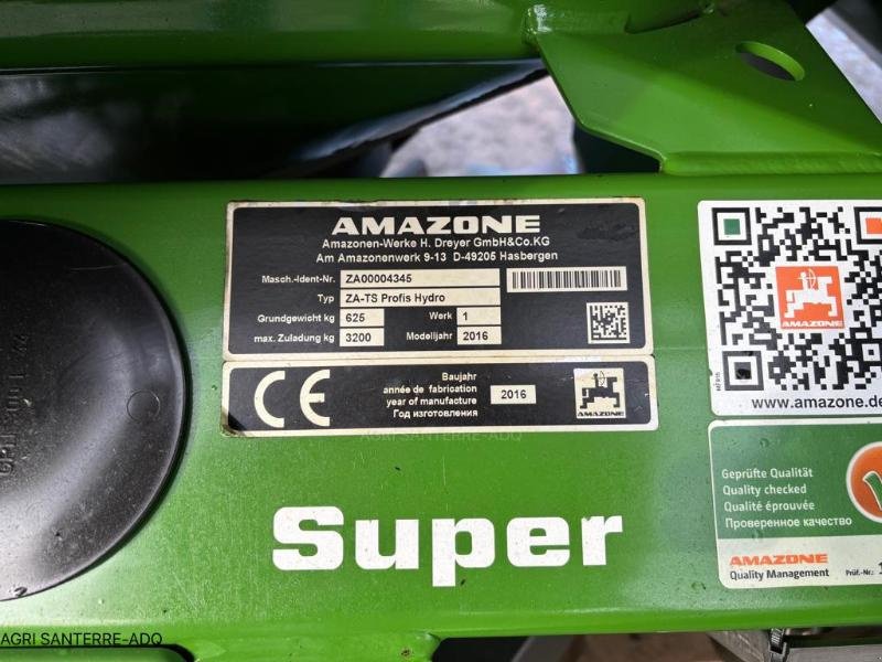 Düngerstreuer типа Amazone ZA TS SUPER 3200, Gebrauchtmaschine в ROYE (Фотография 8)