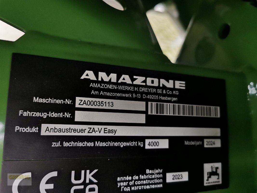 Düngerstreuer del tipo Amazone ZA-V 2000 EASY, Neumaschine en Greven (Imagen 18)