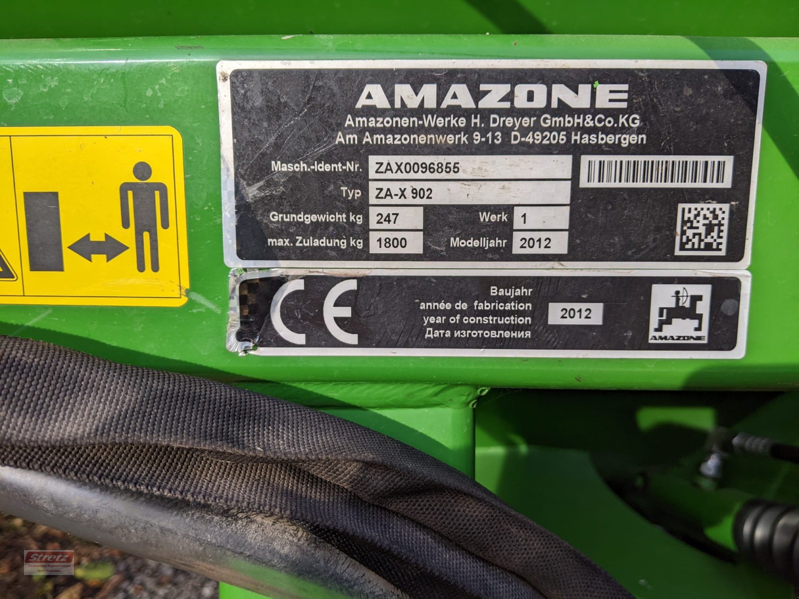 Düngerstreuer tip Amazone ZA-X Perfect 902, Gebrauchtmaschine in Kirchlauter (Poză 2)