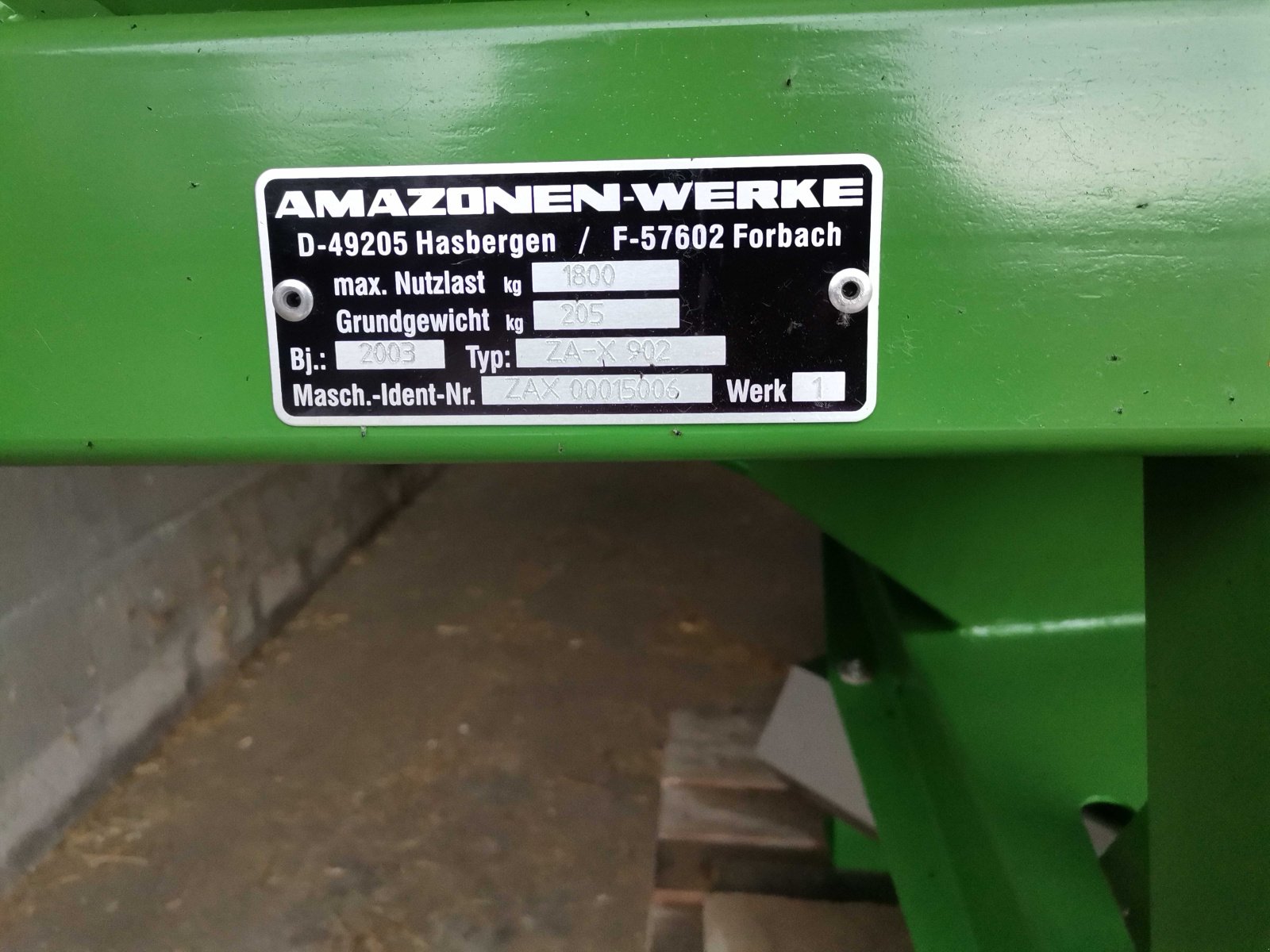 Düngerstreuer типа Amazone ZA-X Perfect 902, Gebrauchtmaschine в Zeitlarn (Фотография 3)