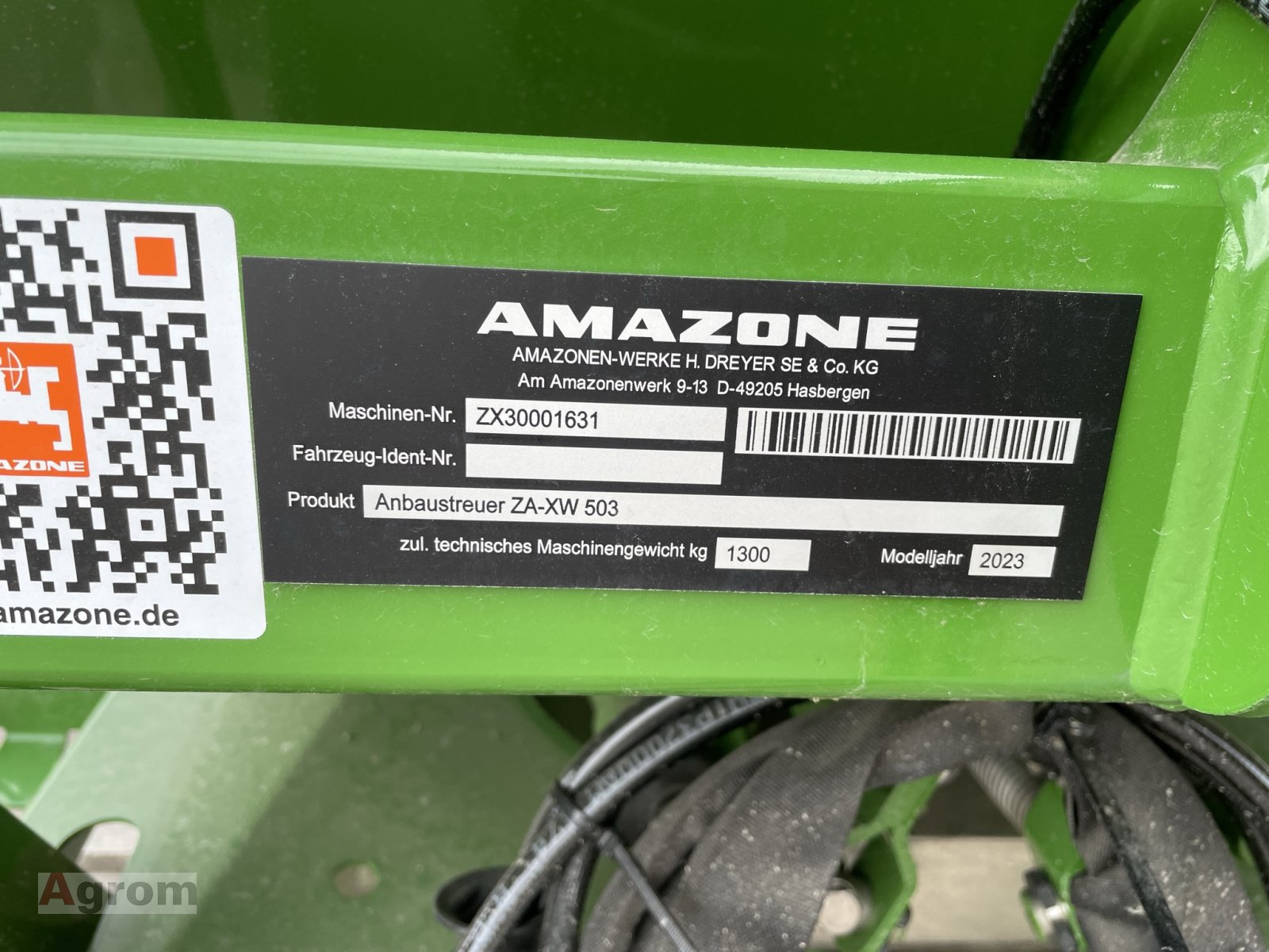 Düngerstreuer typu Amazone ZA-XW 503, Neumaschine w Meißenheim-Kürzell (Zdjęcie 7)