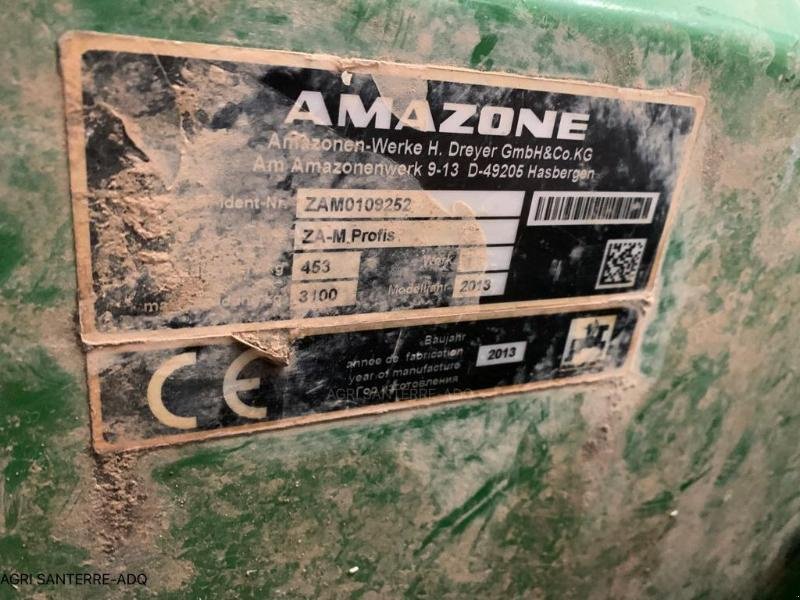 Düngerstreuer tip Amazone ZAM 3001 PROFIS, Gebrauchtmaschine in ROYE (Poză 3)