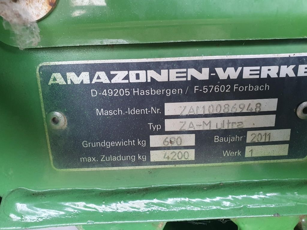 Düngerstreuer του τύπου Amazone ZAM 4200 ULTRA, Gebrauchtmaschine σε DOMFRONT (Φωτογραφία 10)