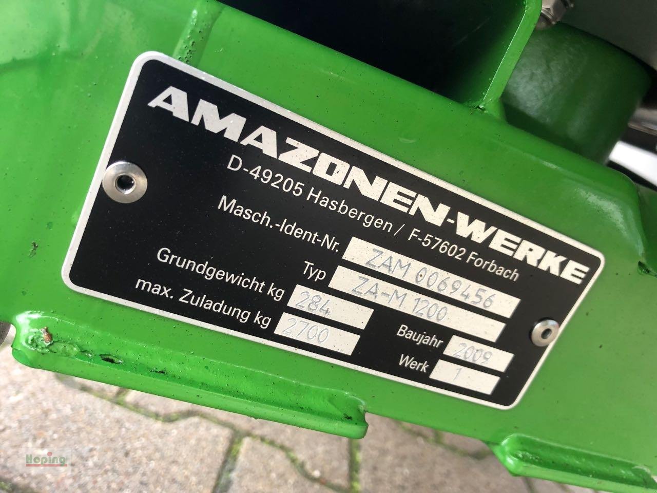 Düngerstreuer des Typs Amazone ZAM1200, Gebrauchtmaschine in Bakum (Bild 15)