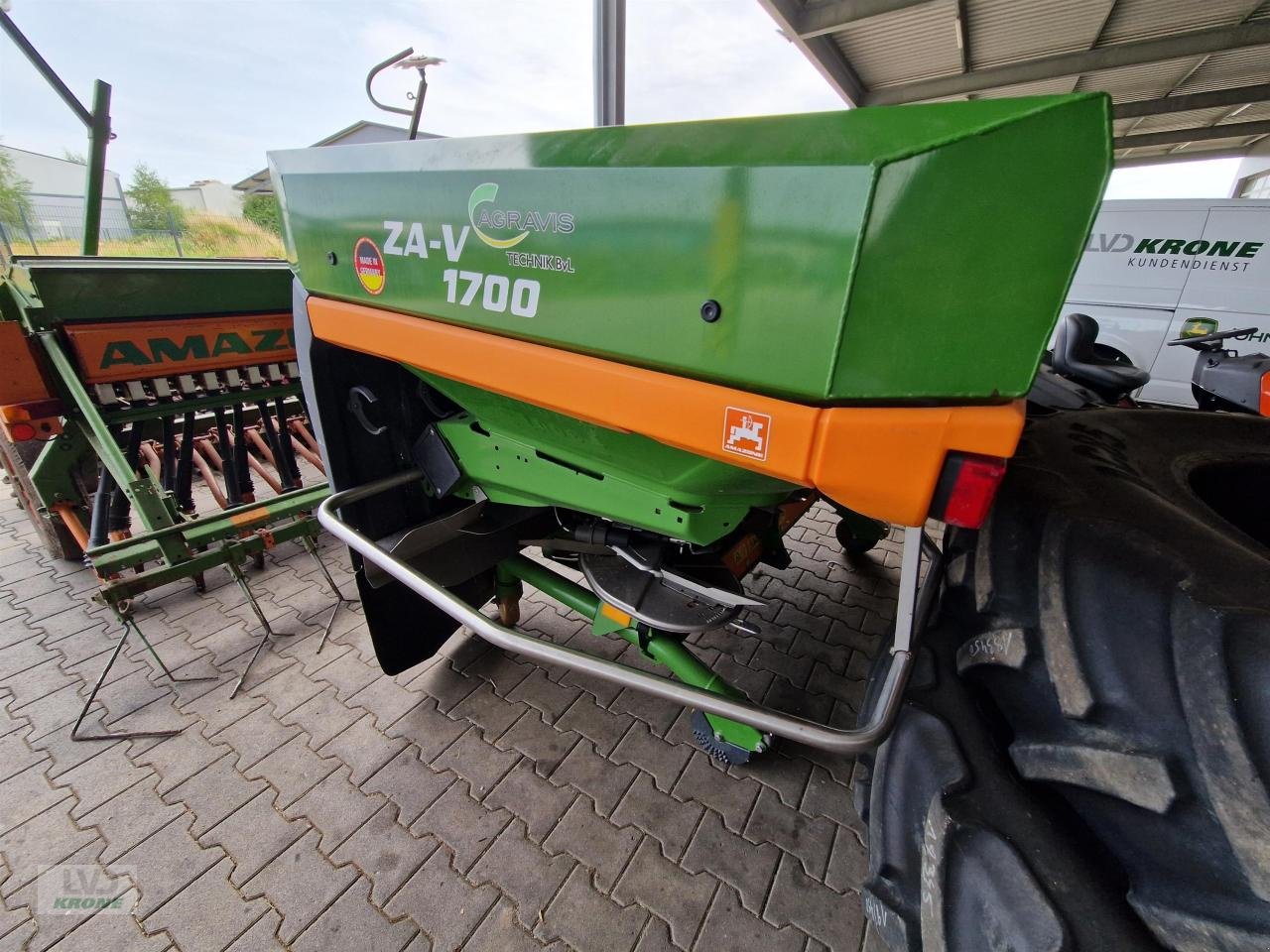 Düngerstreuer tipa Amazone ZAU 1700 Super Profi Control, Gebrauchtmaschine u Spelle (Slika 3)