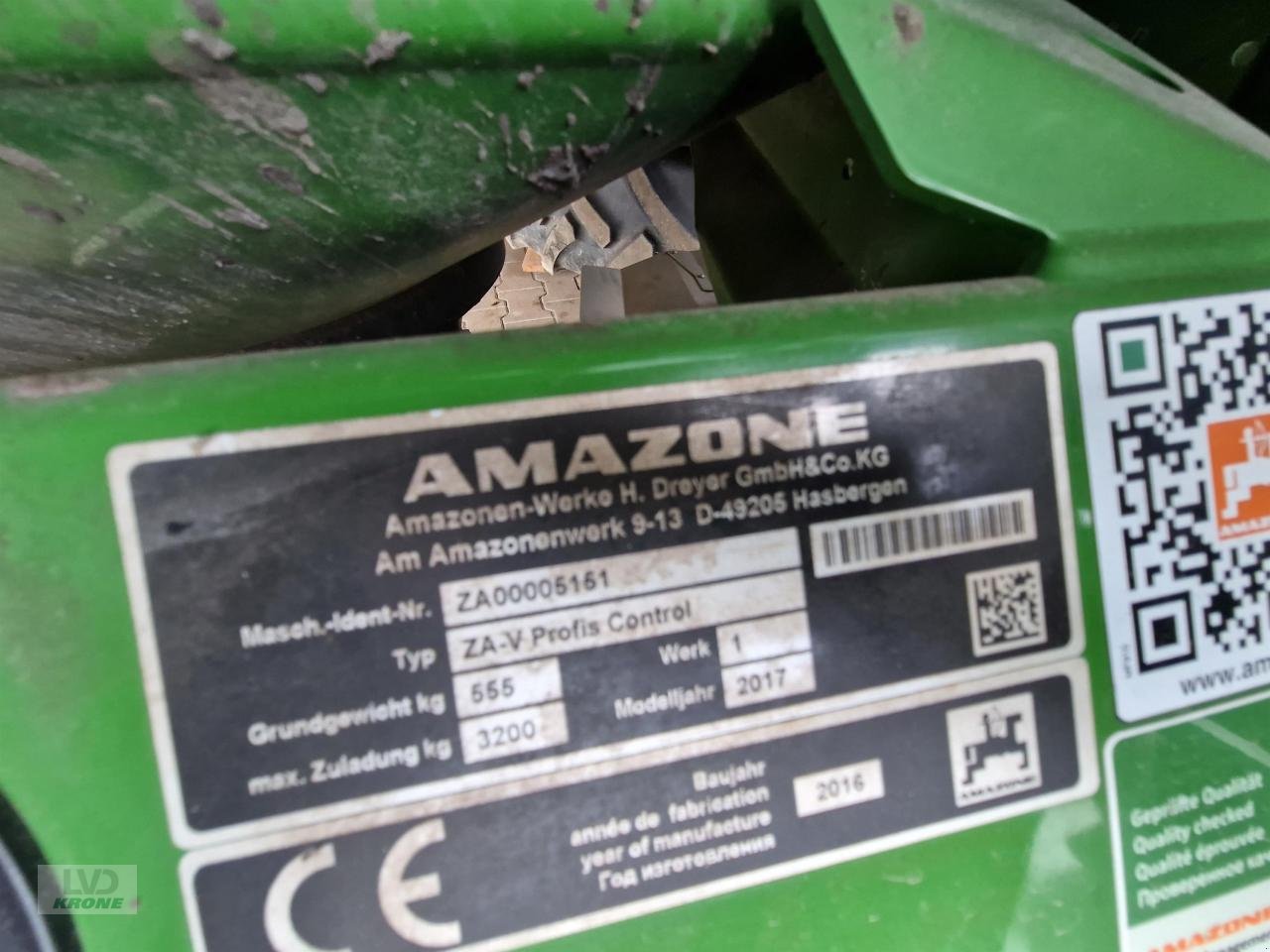 Düngerstreuer typu Amazone ZAU 1700 Super Profi Control, Gebrauchtmaschine w Spelle (Zdjęcie 10)