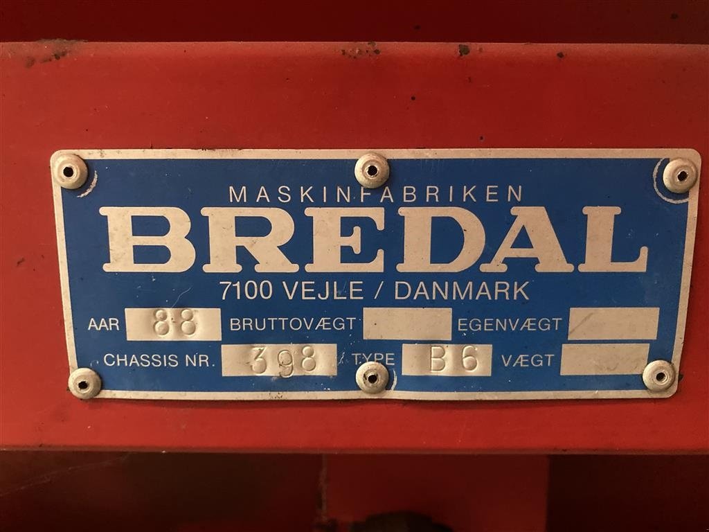 Düngerstreuer tip Bredal B 6, Gebrauchtmaschine in Store Heddinge (Poză 3)