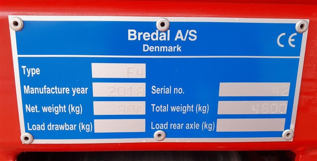 Düngerstreuer of the type Bredal B4  m. Isobus, Gebrauchtmaschine in Horsens (Picture 8)