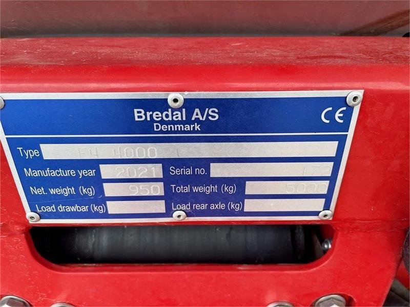 Düngerstreuer от тип Bredal F4 4000 ISOBUS, Gebrauchtmaschine в Vinderup (Снимка 5)