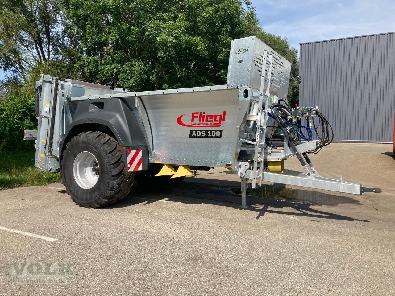 Düngerstreuer del tipo Fliegl ADS 100 EINACHS, Neumaschine en Friedberg-Derching (Imagen 1)