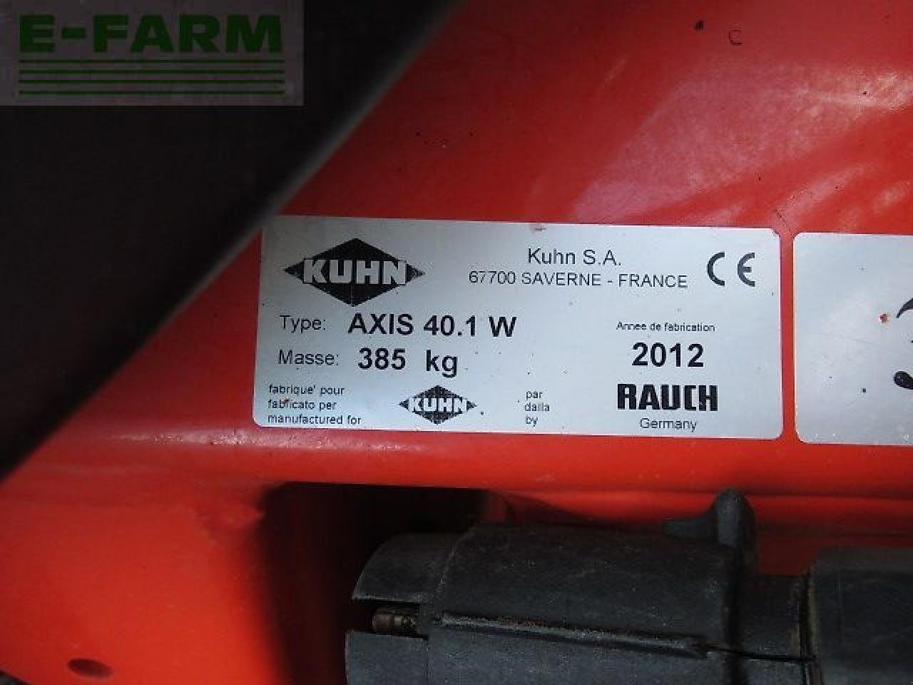 Düngerstreuer Türe ait Kuhn 40.1 fertiliser spreader, Gebrauchtmaschine içinde DEVIZES (resim 11)