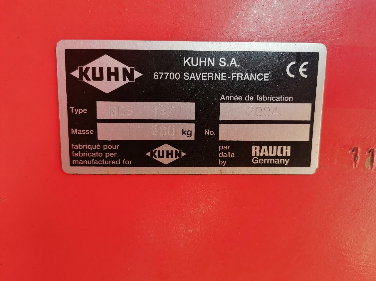 Düngerstreuer Türe ait Kuhn Mds 1132 - B713, Gebrauchtmaschine içinde Saint-Nabord (resim 7)