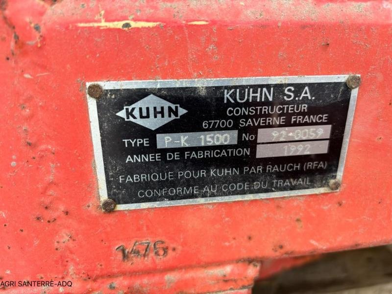 Düngerstreuer типа Kuhn PK 1500, Gebrauchtmaschine в ROYE (Фотография 6)