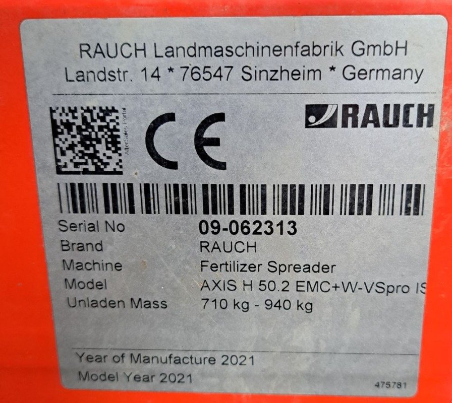 Düngerstreuer typu Rauch Axis H 50.2 EMC + W Isobus, Gebrauchtmaschine v Burkau (Obrázek 14)