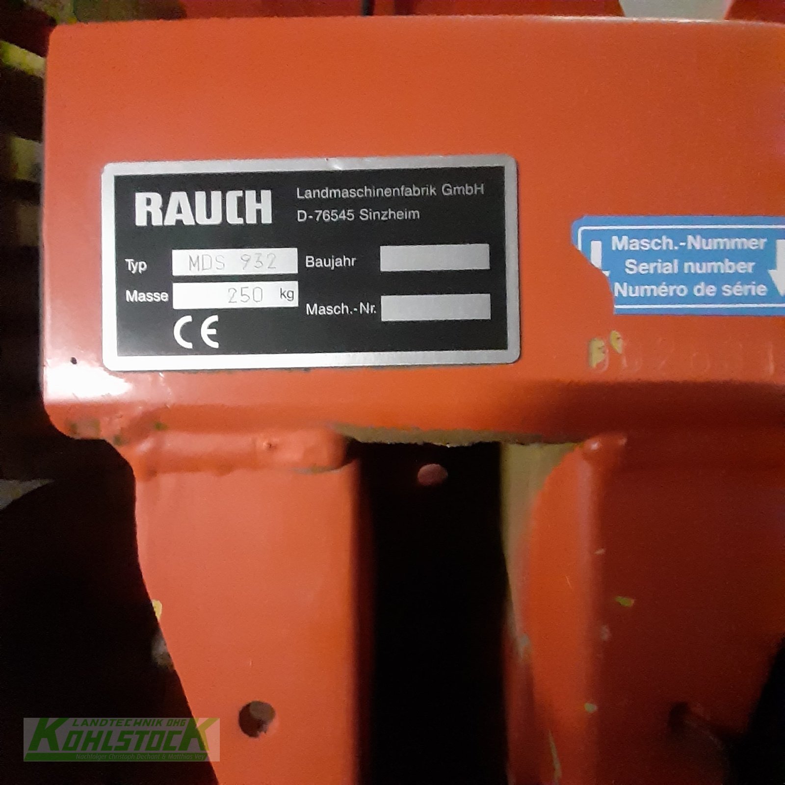 Düngerstreuer tip Rauch MDS 932, Gebrauchtmaschine in Tann (Poză 4)