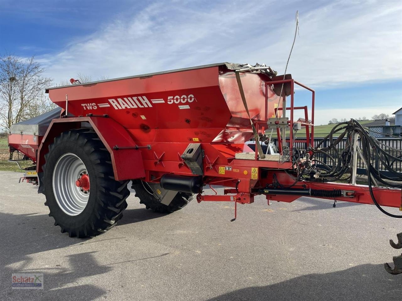 Düngerstreuer del tipo Rauch TWS 5000 Düngerwagen mit Anbaustreuer Axera H-EMC, Gebrauchtmaschine en Schierling (Imagen 8)