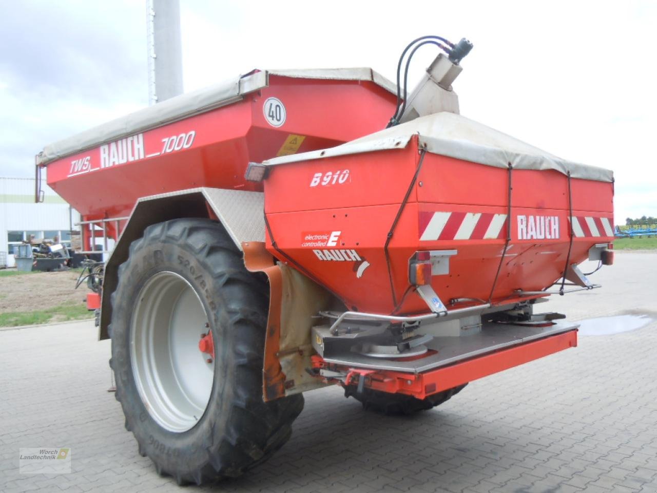 Düngerstreuer van het type Rauch TWS 7000, Gebrauchtmaschine in Schora (Foto 8)