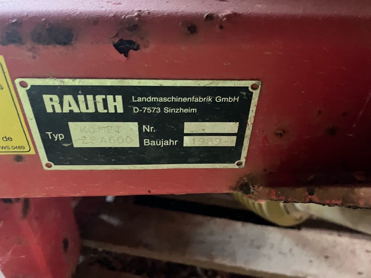 Düngerstreuer des Typs Rauch ZSA 600, Gebrauchtmaschine in Zwettl (Bild 10)